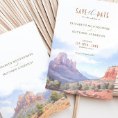 Wüstenberg Save the Date Karte Sedona, Arizona