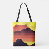 Wüstenberg Sunset Orange und Brown Tasche (Rückseite)