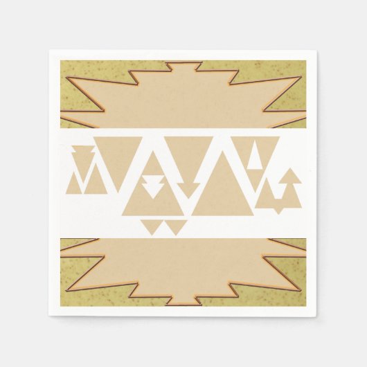 Wüstenbewohner Sandy Colors Serviette (Vorderseite)