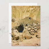 Wüstenbewohnung Feiertagskarte (Vorne/Hinten)