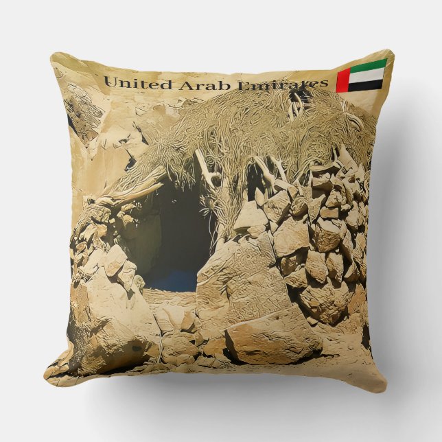 Wüstenbewohnung Kissen (Vorderseite)