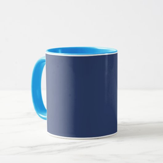 Wüstenblau Tasse (Vorderseite Links)