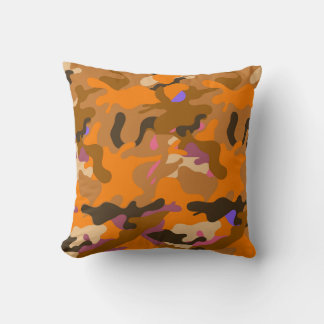 Wüstenblaze-Camouflage-Muster Kissen