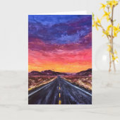 Wüstenblaze-Grußkarte Karte (Gelbe Blume)