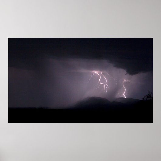 Wüstenblitz Poster (Vorne)