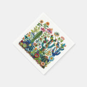 Wüstenblooms bestickt Eden Serviette (Ecke)