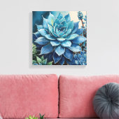 Wüstenblues Leinwanddruck (Insitu (Wohnzimmer))