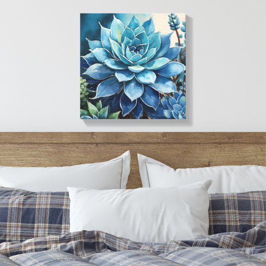 Wüstenblues Leinwanddruck (Insitu (Schlafzimmer))