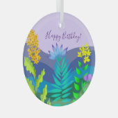 Wüstenblumen Ornament Aus Glas (Vorderseite Rechts)