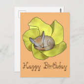 Wüstenblumen Postkarte (Vorne/Hinten)