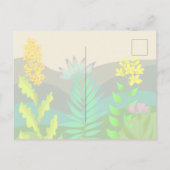 Wüstenblumen Postkarte (Rückseite)