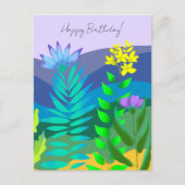 Wüstenblumen Postkarte (Vorderseite)