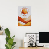 Wüstenblüte Poster (Heimbüro)