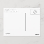 Wüstenblüte Postkarte (Rückseite)