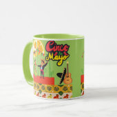 Wüstenblüten-Fest Lime Tasse (Vorderseite Links)