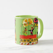 Wüstenblüten-Fest Lime Tasse (VorderseiteRechts)