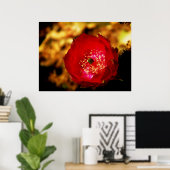 Wüstenblüten Poster (Heimbüro)