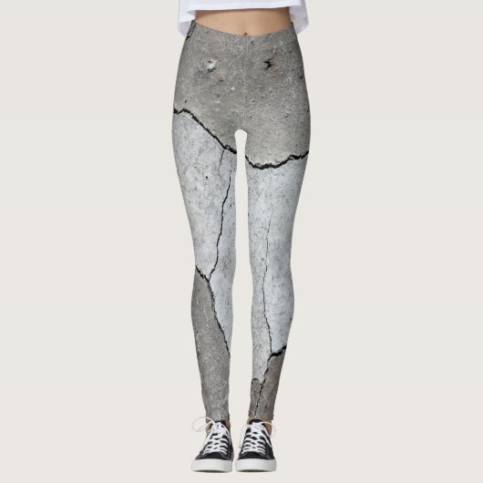 Wüstenboden-Gamaschen-Asphaltgrau Leggings (Vorderseite)