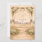 Wüstenbogen-Hochzeit im Western-Stil Save The Date (Vorderseite)
