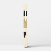 Wüstenbögen: Komposition in Schwarz und Beige Case-Mate iPhone Hülle (Rückseite / Links)