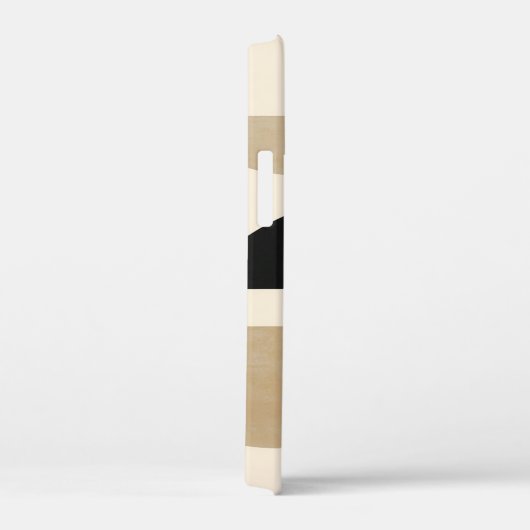 Wüstenbögen: Komposition in Schwarz und Beige Case-Mate iPhone Hülle (Rückseite / Rechts)