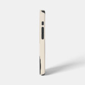 Wüstenbögen: Komposition in Schwarz und Beige iPhone Hülle (Linke Seite)