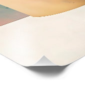 Wüstenbögen - Moderne Abstrakte Architektur Fotodruck (Ecke)