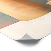 Wüstenbögen - Moderne Abstrakte Architektur Poster (Ecke)