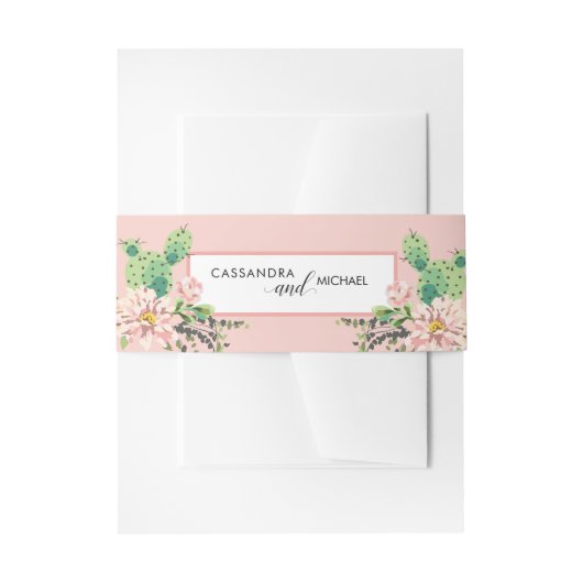 Wüstenboomende Kaktus Einladungsbanderole (Vorderseite Beispiel)