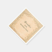 Wüstenbotanischer Geburtstag Serviette (Ecke)