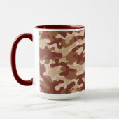 Wüstenbraun-Tarnmuster  Tasse (Links)