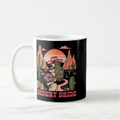 Wüstenbraut Kaktus Landschaft Sonnenuntergang Hut Kaffeetasse (Links)