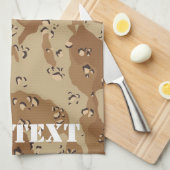 WüstenCamouflage (1) Küchentuch (Viertel Falte)