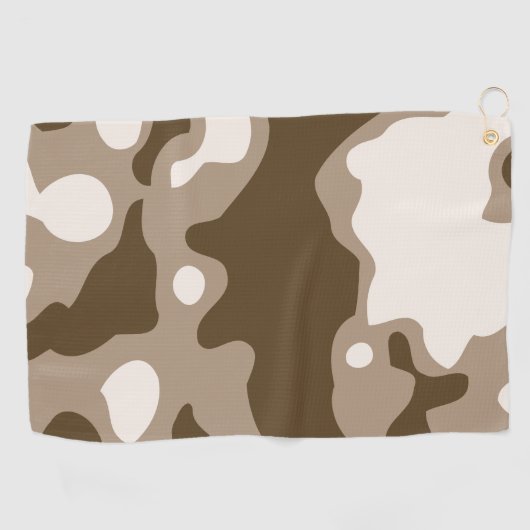 WüstenCamouflage Golfhandtuch (Horizontal)