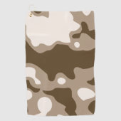WüstenCamouflage Golfhandtuch (Vorderseite)