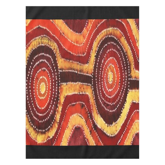 Wüstencamps Tischdecke (Vorderseite)