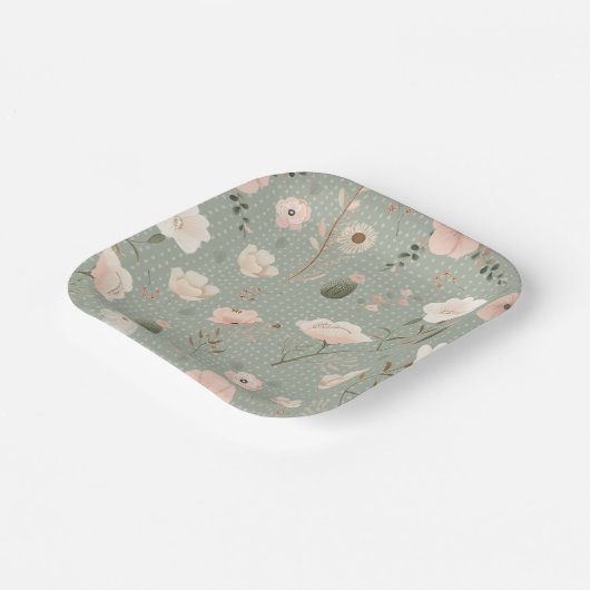 Wüstenchic Pappteller (Gewinkelt)