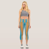 Wüstendämmerung Capri Leggings (Vorderseite)