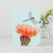 Wüstendragonfly Save The Date (Stehend Vorderseite)