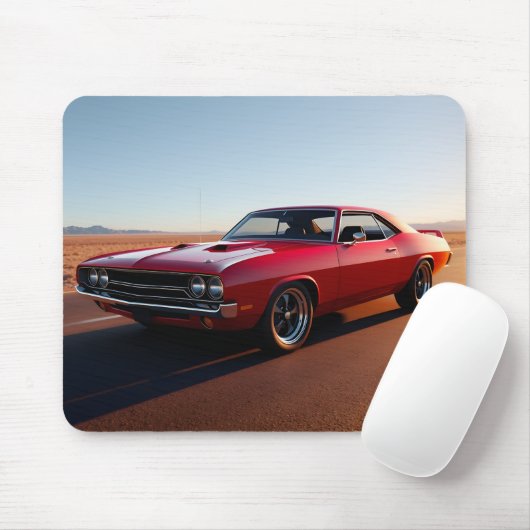 Wüstendreher Classic Muscle Car Mousepad (Mit Mouse)