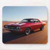 Wüstendreher Classic Muscle Car Mousepad (Vorne)