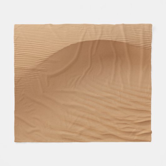 Wüstendünen: Sandwellen Textur. Fleecedecke (Vorderseite (Horizontal))