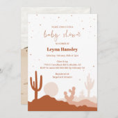 Wüstendusche - Einladung (Vorne/Hinten)