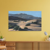 Wüstenduschen und schneebedeckte Berge Leinwanddruck (Insitu (Wohnzimmer))