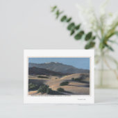 Wüstenduschen und schneebedeckte Berge Postkarte (Stehend Vorderseite)