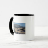 Wüstenduschen und schneebedeckte Berge Tasse (Vorderseite Links)