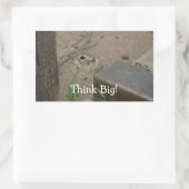 Wüsteneichhörnchen Tier Motivierend Rechteckiger Aufkleber (Tasche)