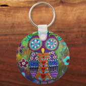 Wüsteneule Schlüsselanhänger (Vorderseite)