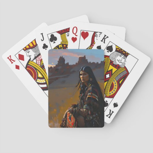 Wüstenfall Spielkarten (Rückseite)