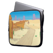 Wüstenfalle! Laptopschutzhülle (Vorderseite Links)